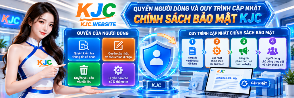 Quyền người dùng và quy trình cập nhật Chính Sách Bảo Mật KJC