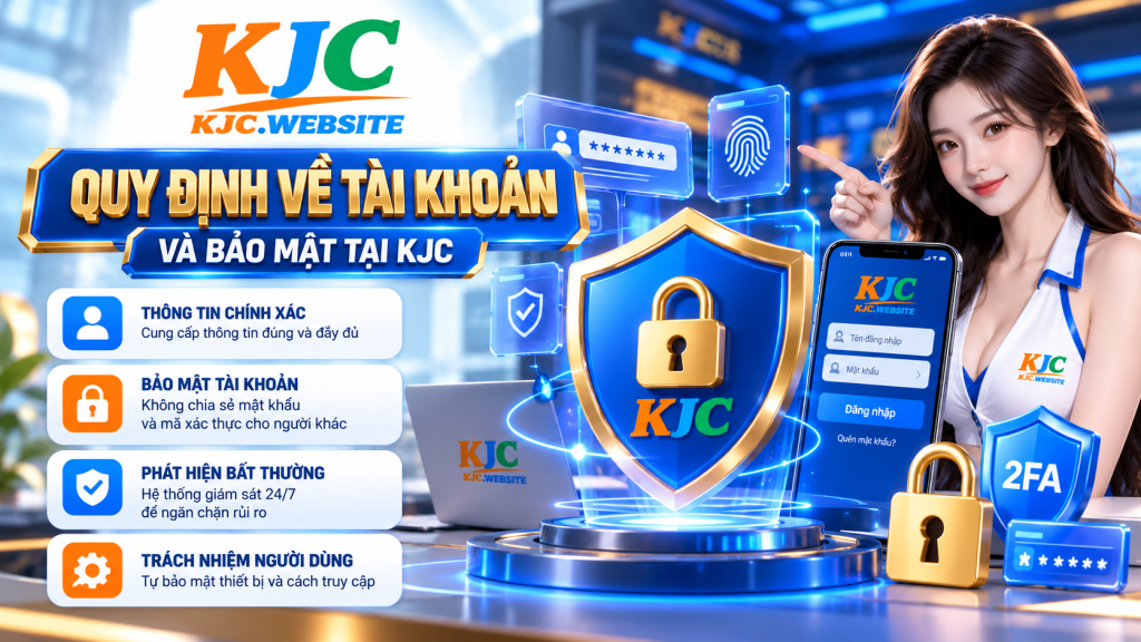 Các quy định về tài khoản và bảo mật trong Điều Khoản Điều Kiện KJC
