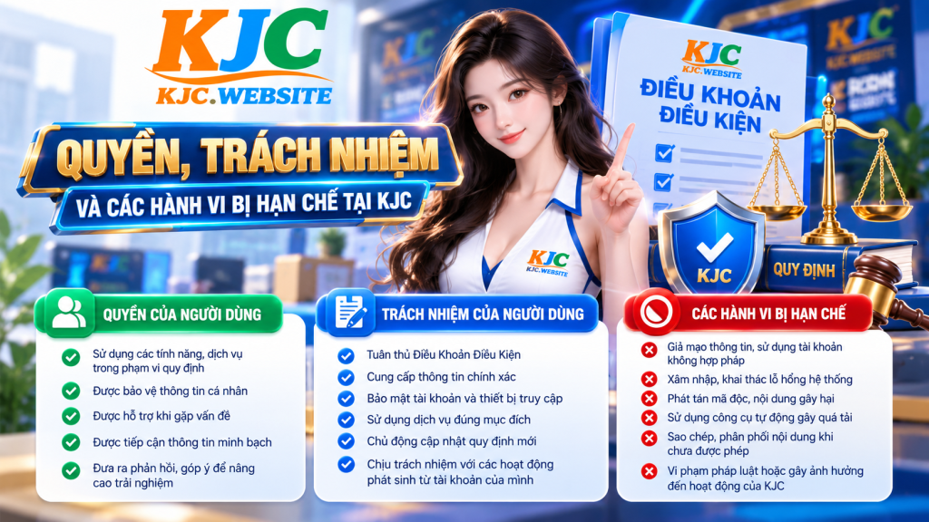 Quyền, trách nhiệm và các hành vi bị hạn chế tại KJC