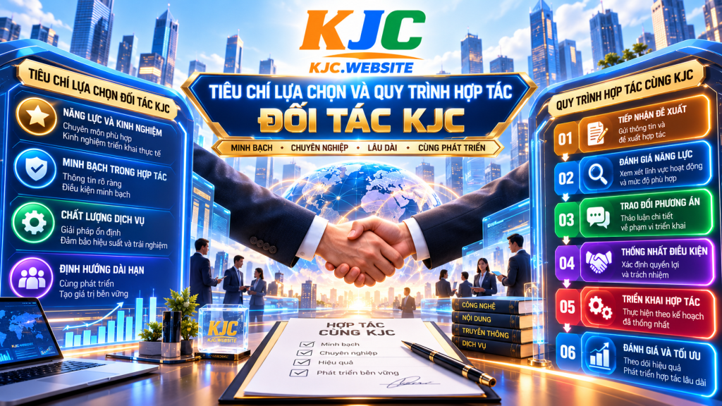 Tiêu chí lựa chọn và quy trình hợp tác Đối Tác KJC