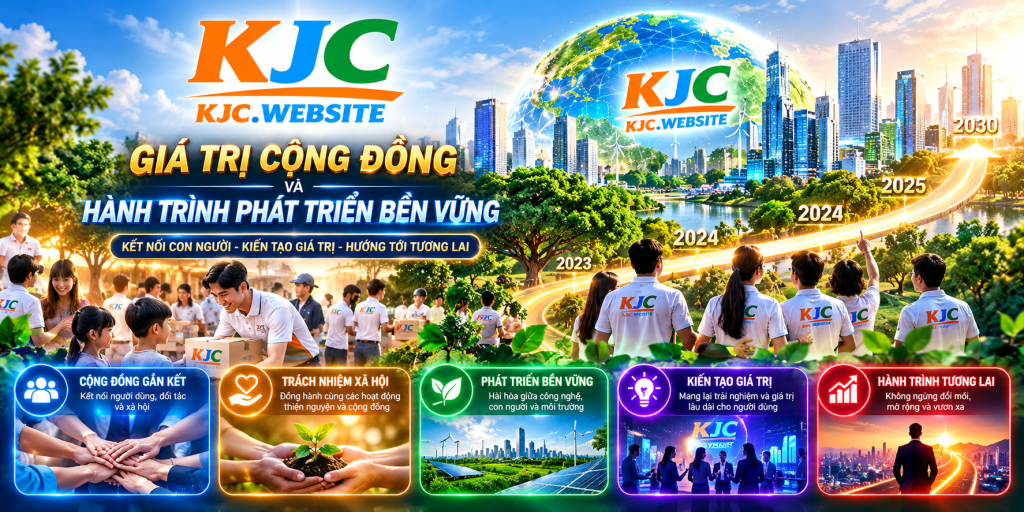 Giá trị cộng đồng và hành trình phát triển bền vững của KJC