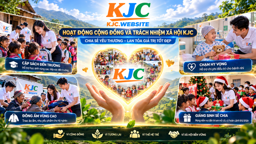 Hoạt động cộng đồng và trách nhiệm xã hội KJC