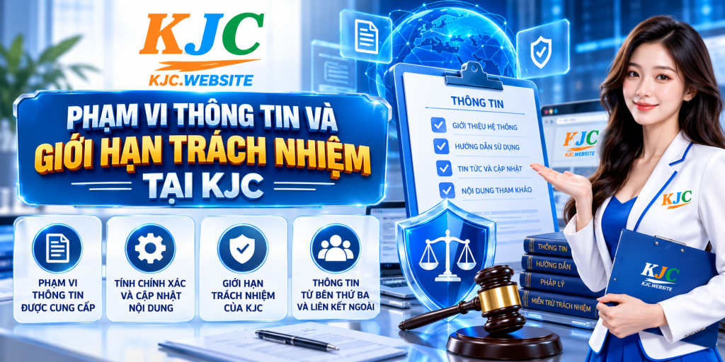 Phạm vi thông tin và giới hạn trách nhiệm tại KJC