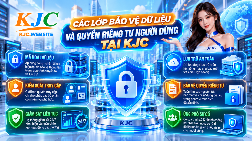 Các lớp bảo vệ dữ liệu và quyền riêng tư người dùng tại KJC